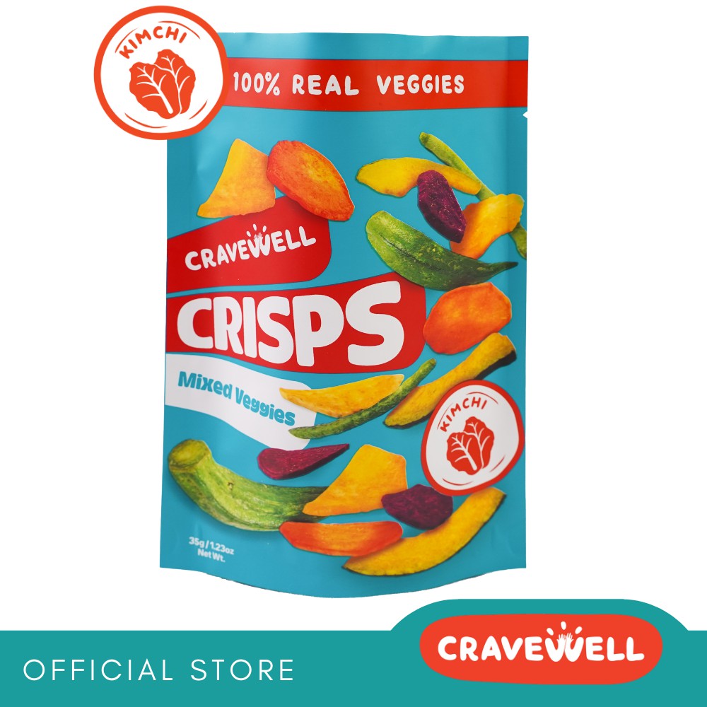 Cravewell Mixed Veggie Chips in Kimchi 35g Shopee Philippines