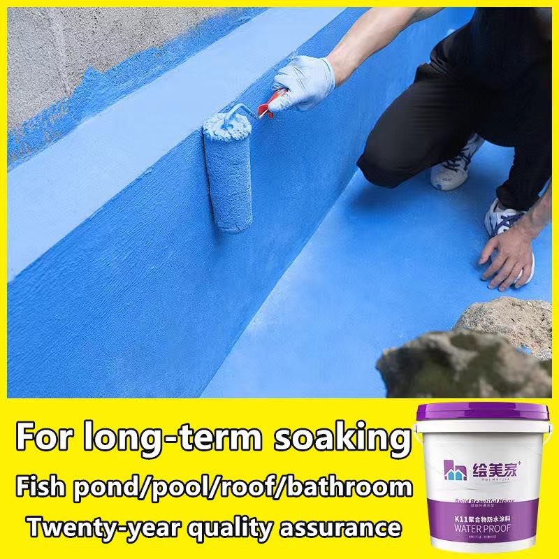 Swimming pool waterproof paint, bathroom waterproof paint, balcony interior wall toilet water