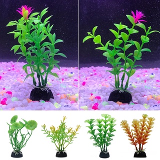 1PCS Artificial Plastic Water Plant Grass Aquarium Decorations Plants Fish Tank Grass Flower Ornament Decor Aquatic