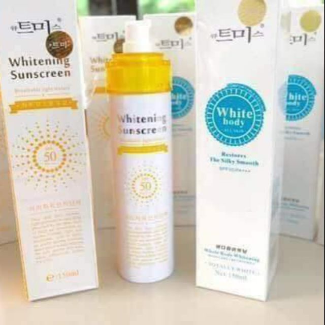 korean white body lotion
