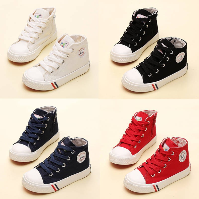 canvas boy shoes