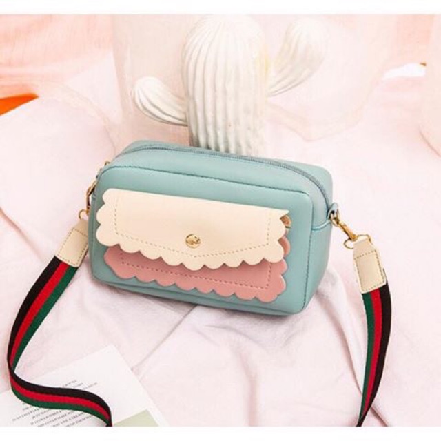 pastel sling bag