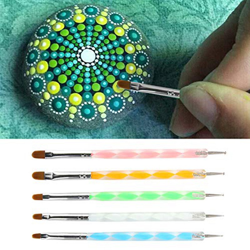 18PCS Mandala Dotting Tools Set Embossing Stylus Large Dotting Rods for Painting Rocks Art