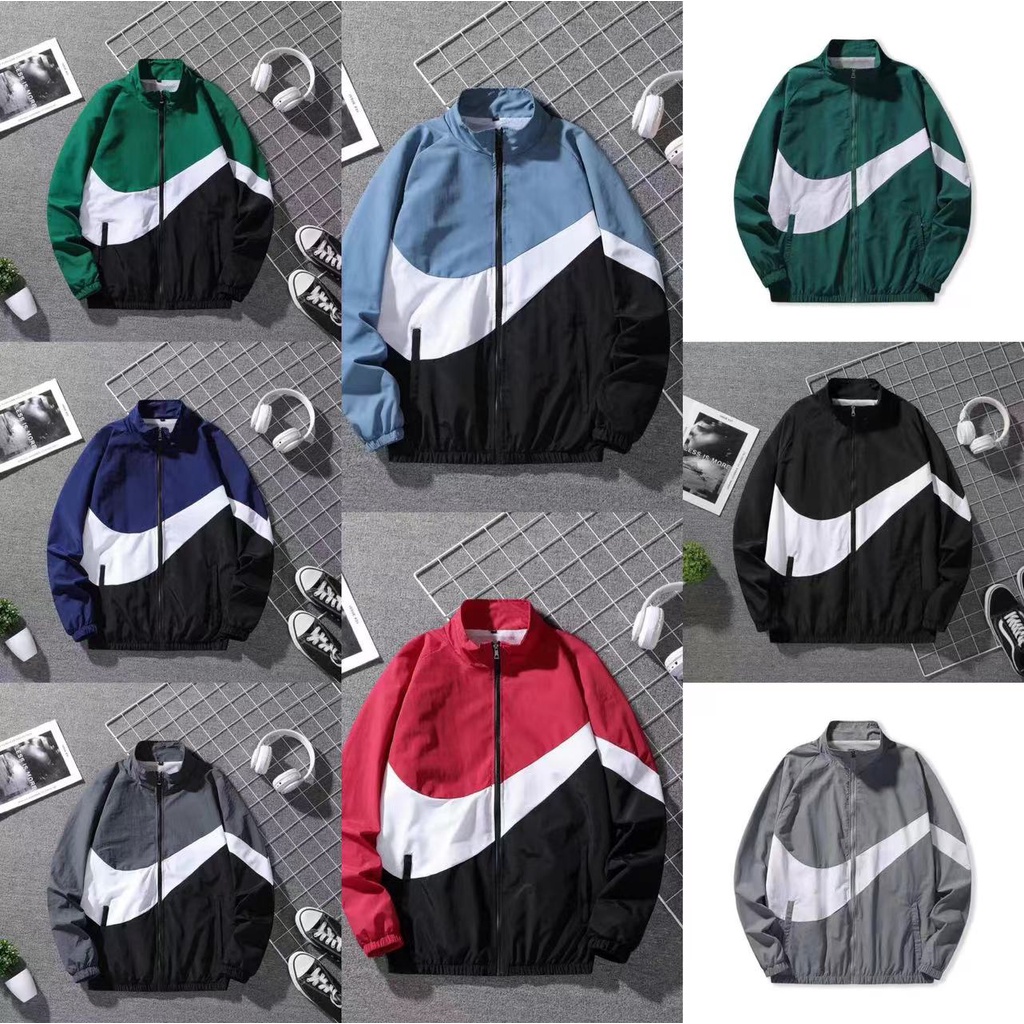 New stylish unisex high quality windbreaker jacket Shopee Philippines