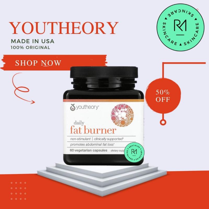 Youtheory Daily Fat Burner 60 Vegetarian Capsules Shopee Philippines