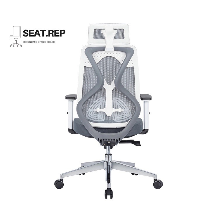 Seat Rep Ergonomic Chair Spine Design Office Seat W Lumbar Support Adjustable Armrest Headrest Shopee Philippines