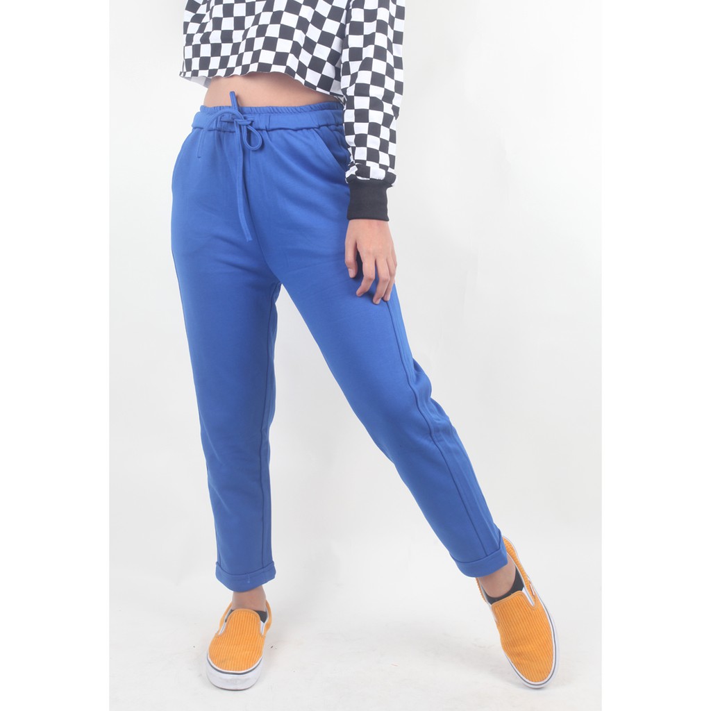 jogger pants blue