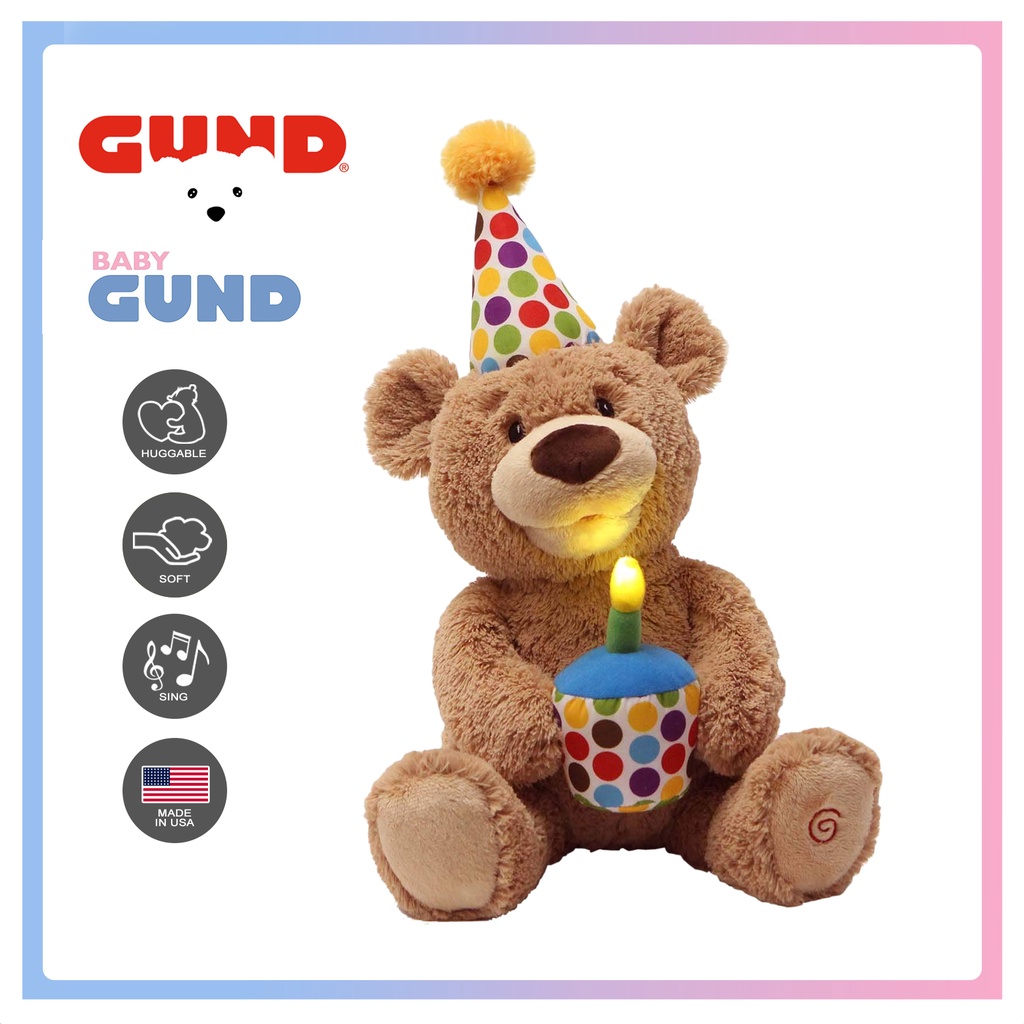 Gund 4059959 Animated Happy Birthday Teddy Bear 10