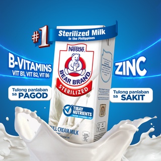 BEAR BRAND Sterilized UHT Milk with Gingko Biloba 200ml - Pack of 2 ...