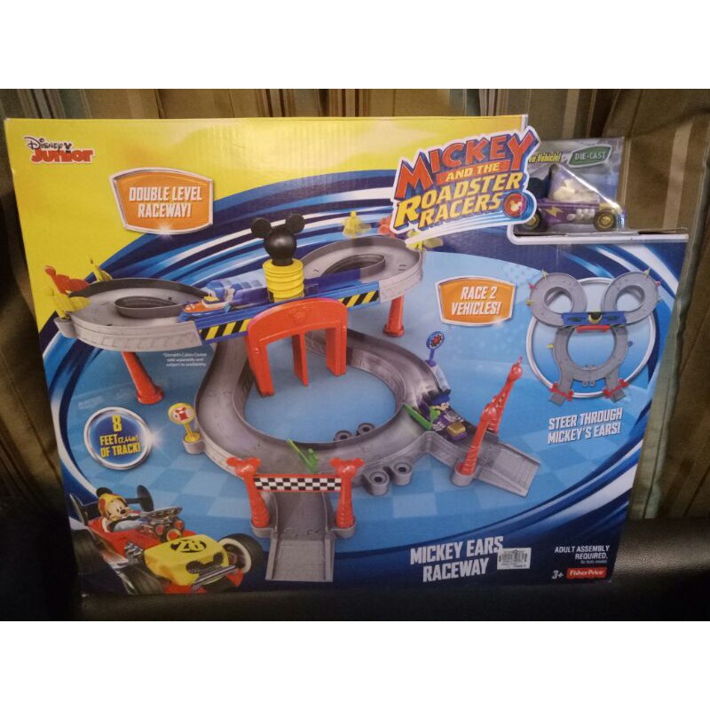 Fisher-Price Disney Mickey and The Roadster Racers Mickey Ears Raceway with  FREEBIE | Shopee Philippines