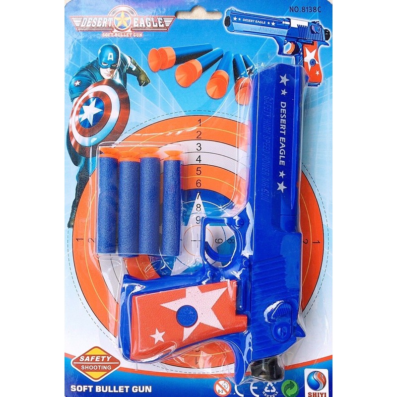 Review Nerf Marvel 10 Elite Darts Captain America Dart Blaster