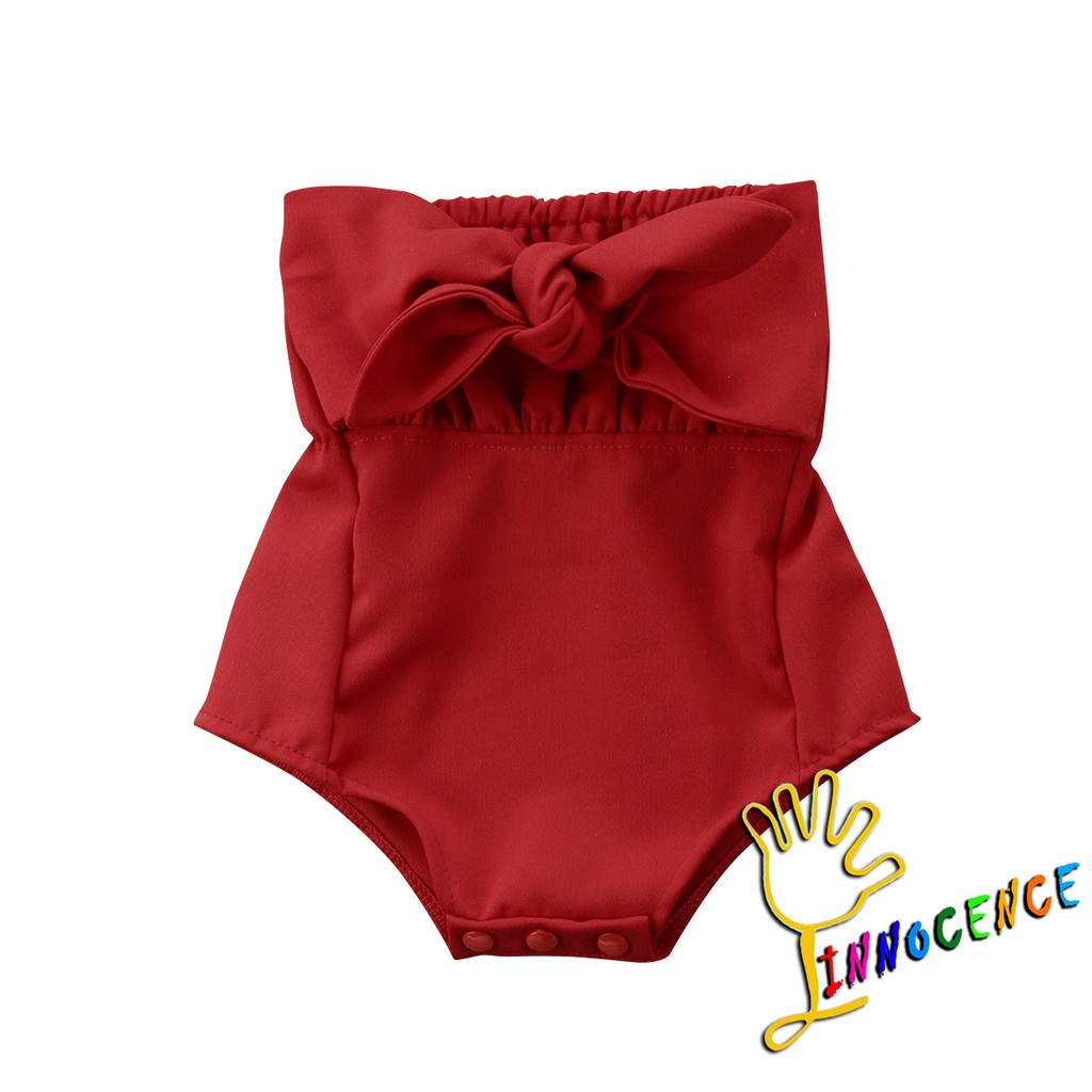 red bodysuit baby girl