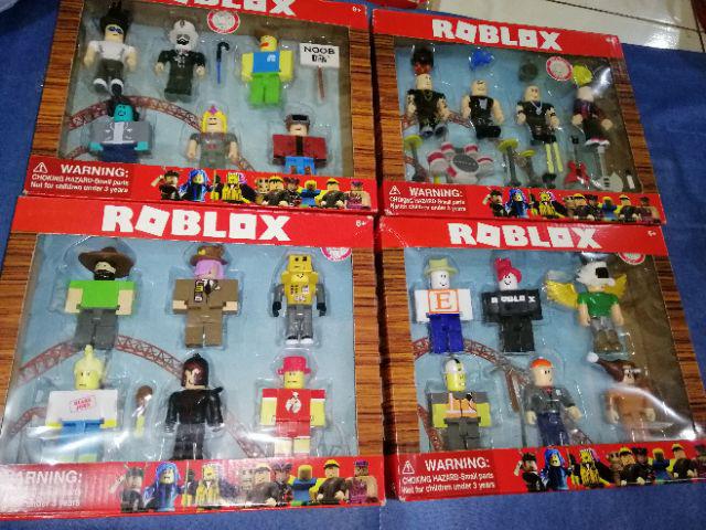 Roblox Figure Toys Pack Of 6 Characters Per Set Shopee Philippines - set de 6 figuras letendas de roblox jazwares simaro co