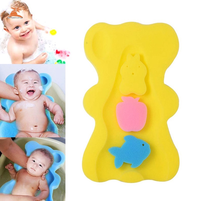 baby bath sponge cushion