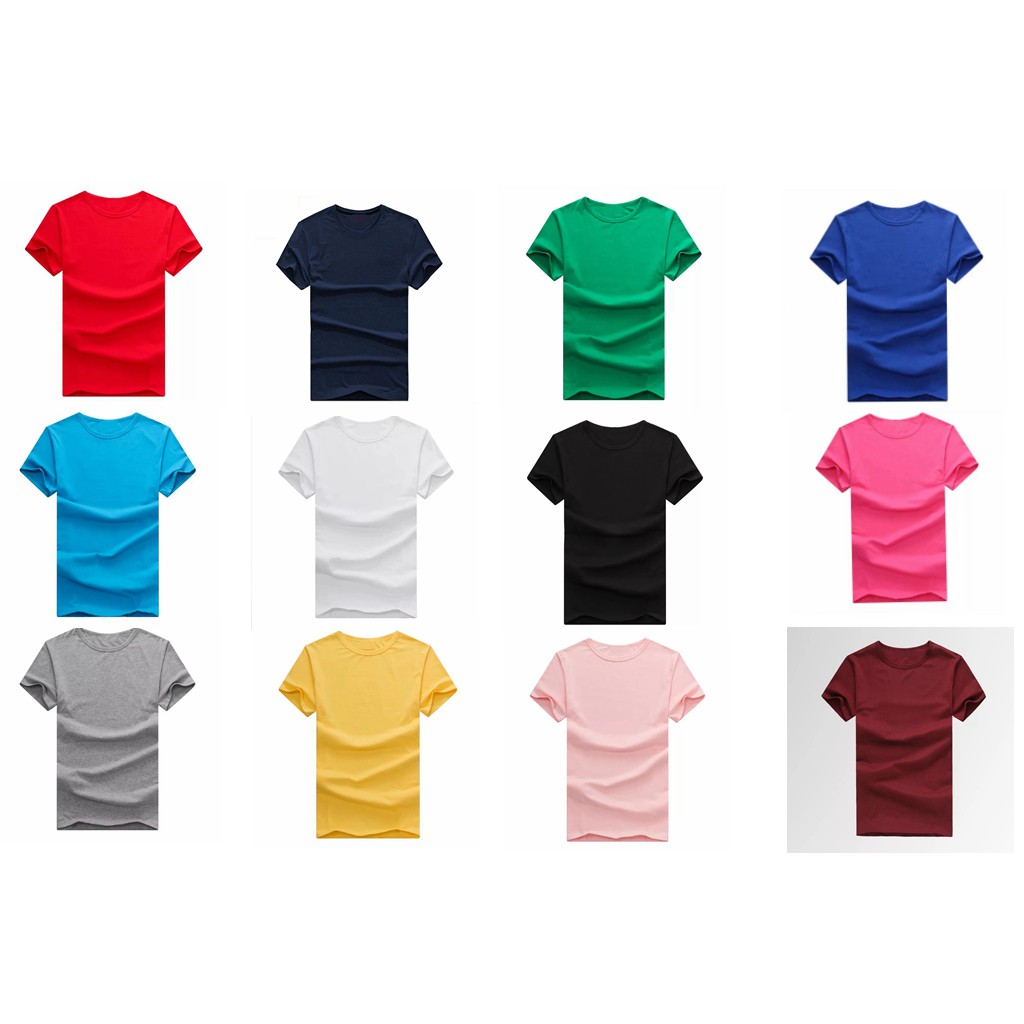 plain solid color t shirts