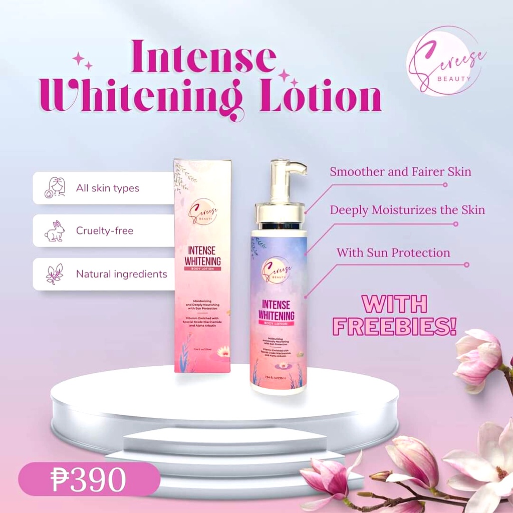Sereese Beauty INTENSE WHITENING BODY LOTION Shopee Philippines