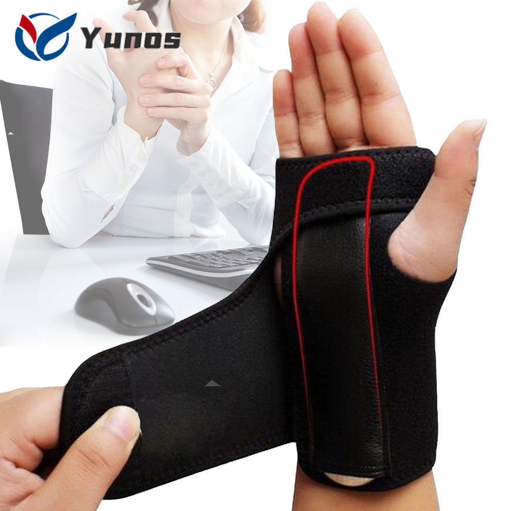 Yunos Protective Wrist Support Carpal Tunnel Hand Splint Sprains