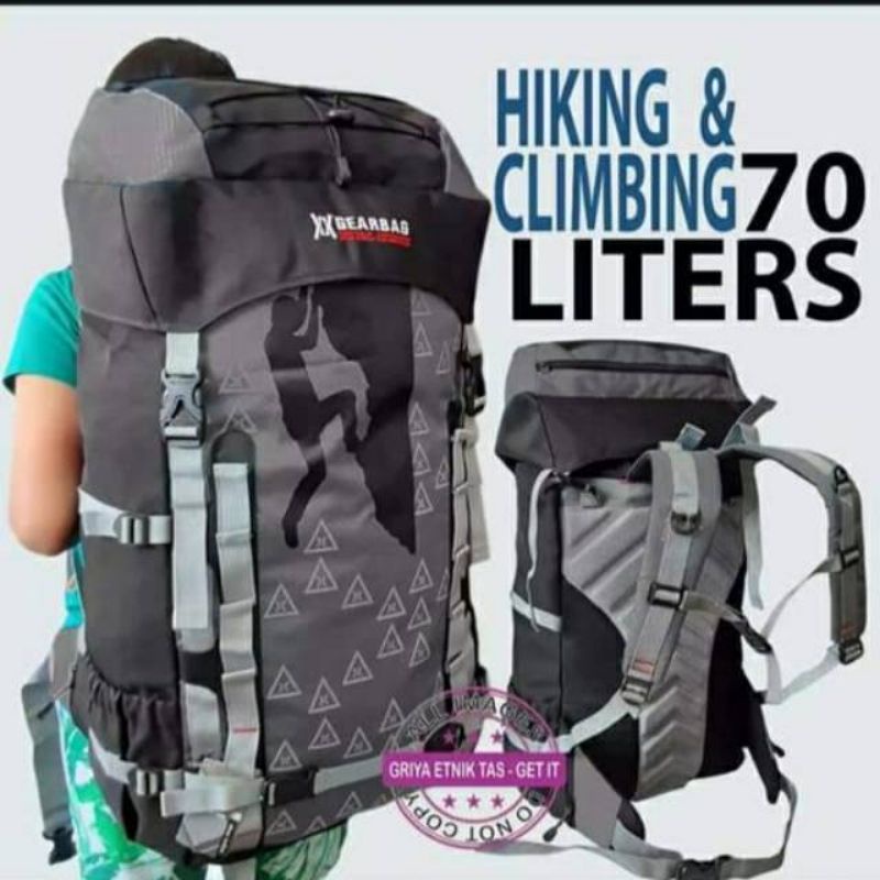 70 liter Mountain Bag 70 Liters Camping Bag 70 liter Hiking Bag Gerabag