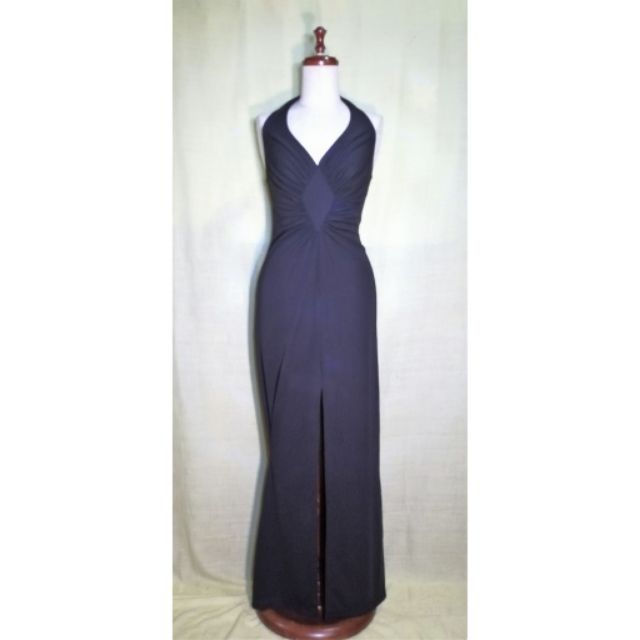 black long elegant dress