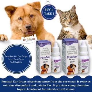 Sale!buy1 take 1 Promisol vet ear drops keep ears clean and hygiene