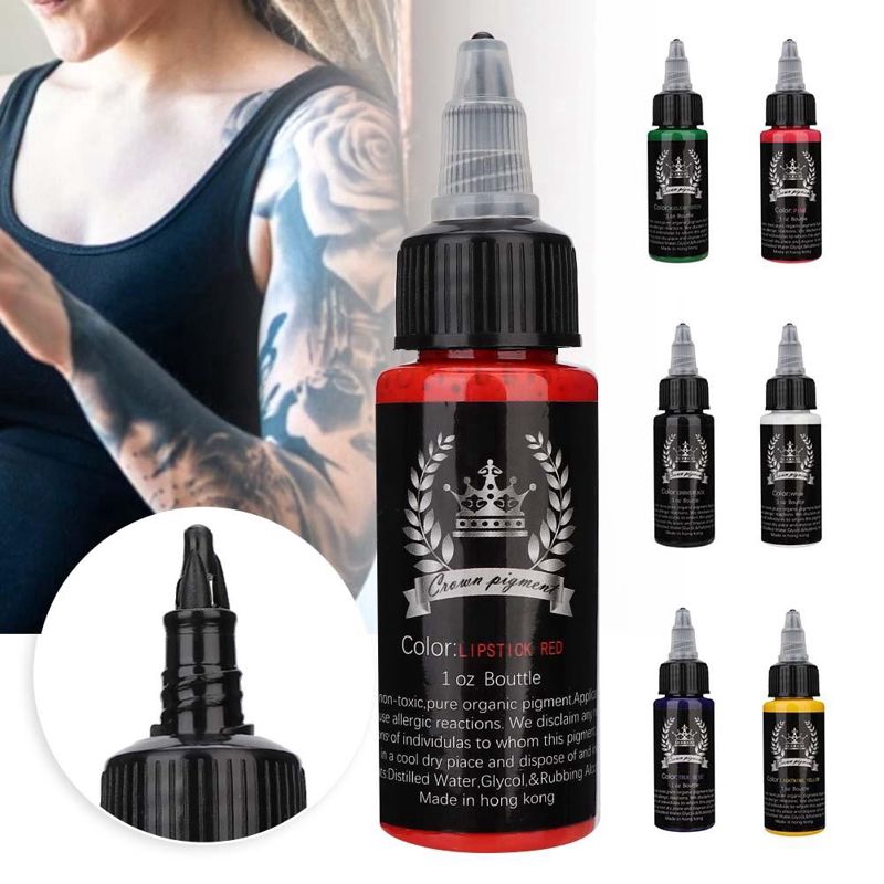 Ready Stock] Semi-permanent Tattoo Ink Professional Body Art Long-lasting  30ml | Shopee Philippines