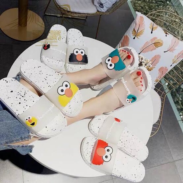  ELMO  Printed Slide slippers for Women Champion  brand 