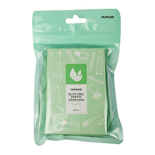 MUMUSO Green Tea Fragrance Oil Facial Blotting Papers Shopee Philippines
