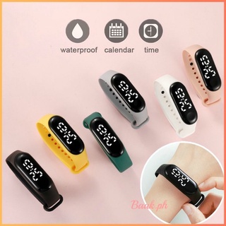 30M waterproof touch screen led bracelet watch Luminous Transparent men's and women