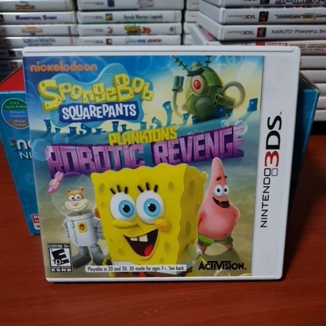 spongebob 3ds games
