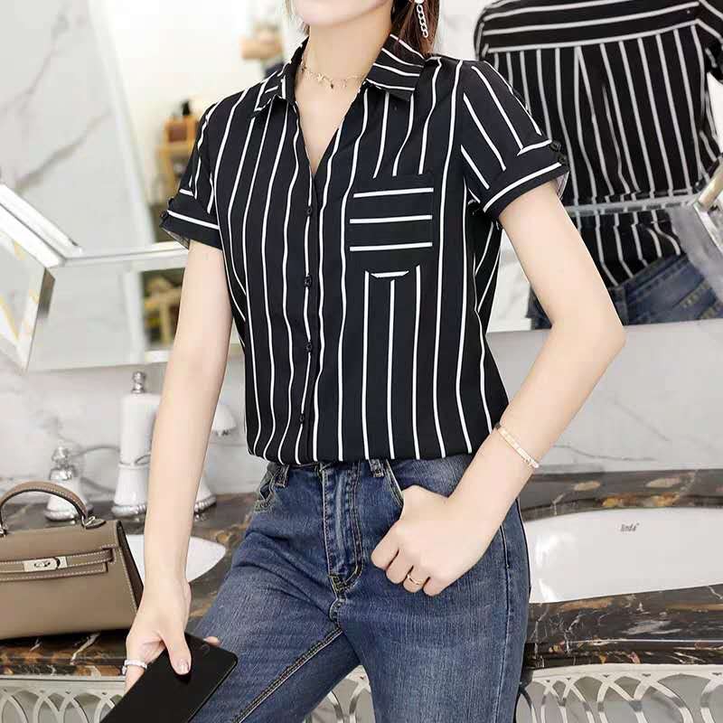 Download Korean Shorts sleeve PoLo shirt for women | Shopee Philippines