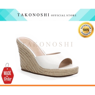 clear strap cork wedges