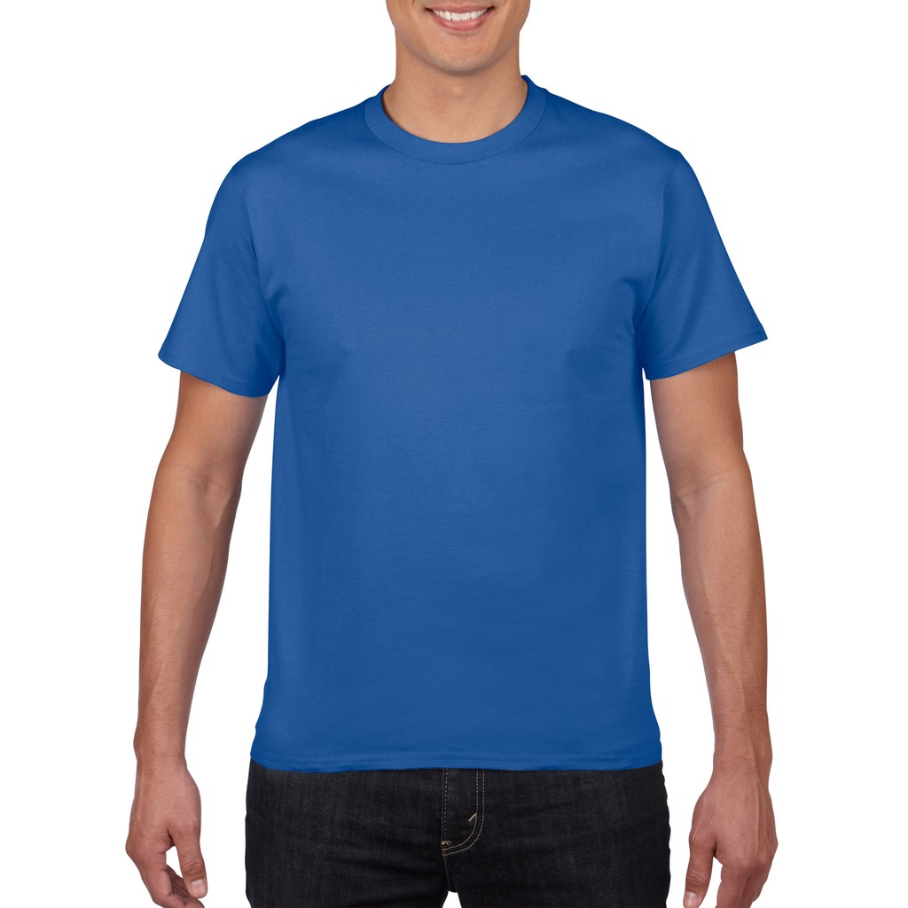 Gildan Premium Cotton Adult T-Shirt (Royal) | Shopee Philippines