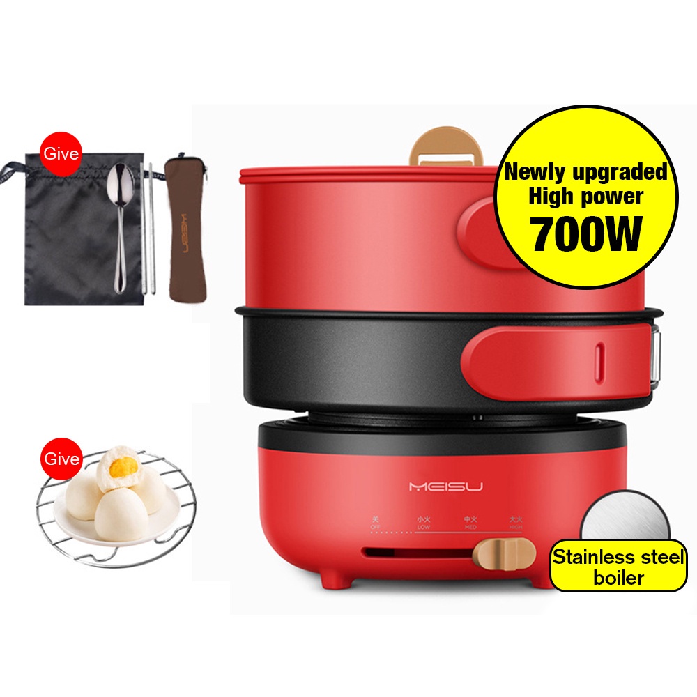 Meisu folding pot portable travel with small multifunctional cooking