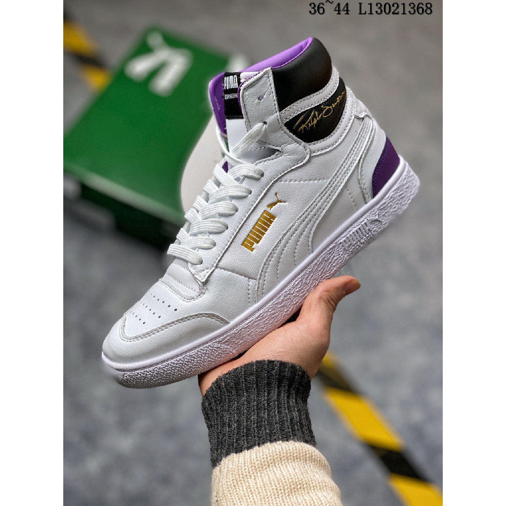 puma mid top shoes