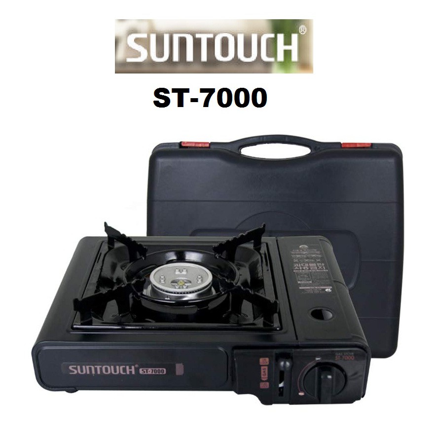 Suntouch Stainless Steel Mini Portable Gas Stove with Case ST-003H Mini White