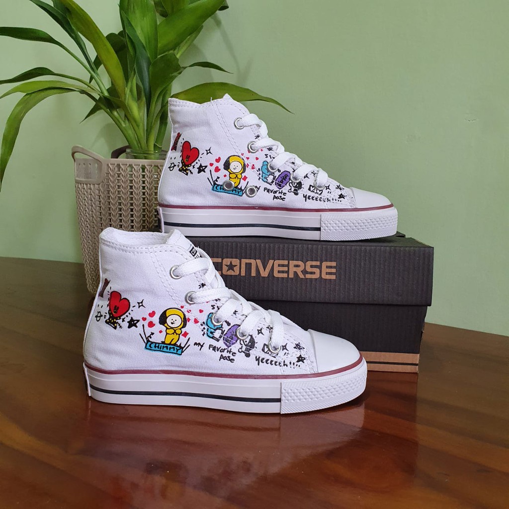 ¤▥◆Girls And Boys Shoes sneaker Strap BTs ARMY Korean fashion Models Of Children's Shoes Aged 4.5,6,8,9,9,10 Years Old K