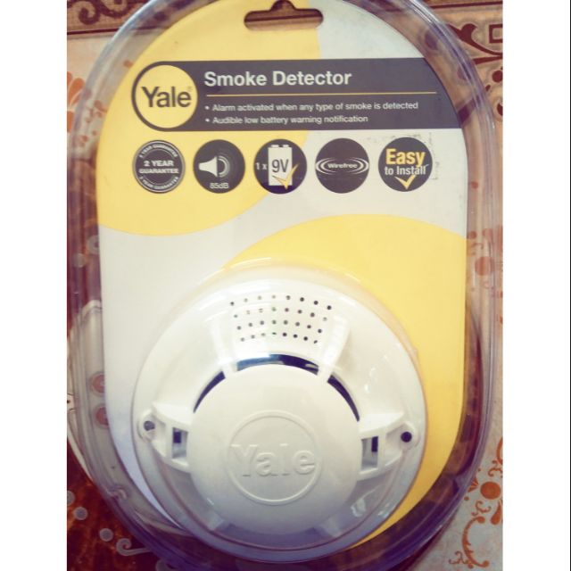 Smoke Detector YALE 2 Year Guarantee Shopee Philippines