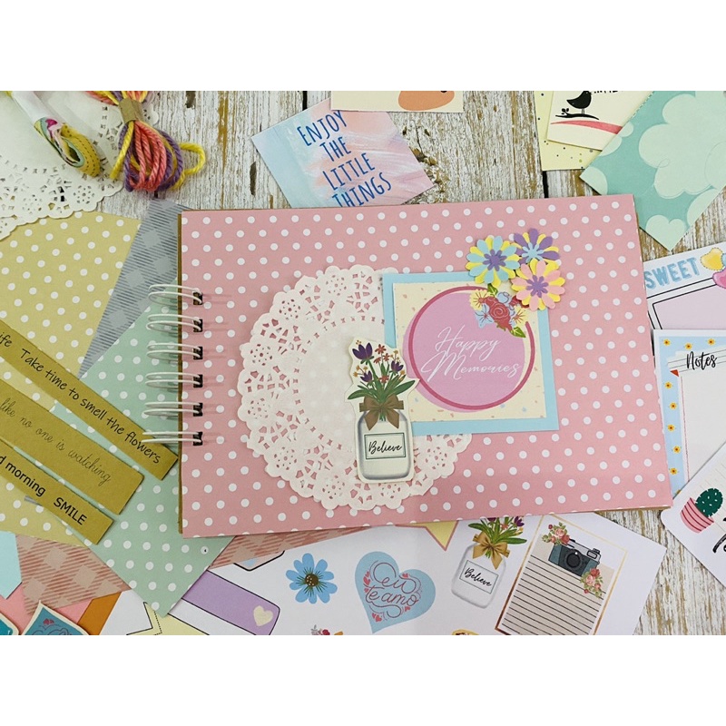 Scrapbook starter kit in a box 8.5 x 5.5 inches Shopee Philippines