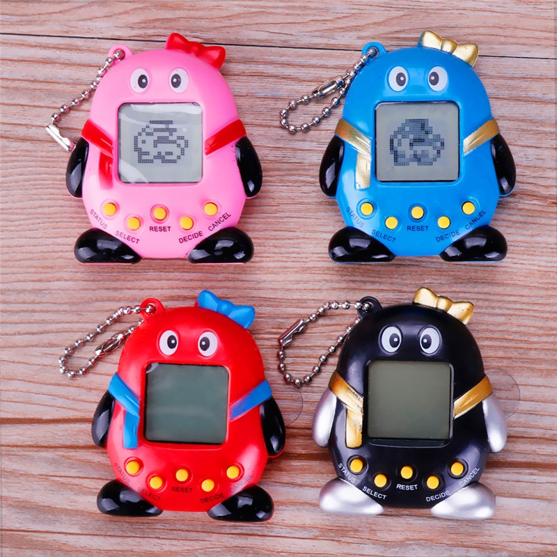 Hw Creative Penguin 168 Pets In One Virtual Cyber Pet Toy Funny Tamagotchi Shopee Philippines