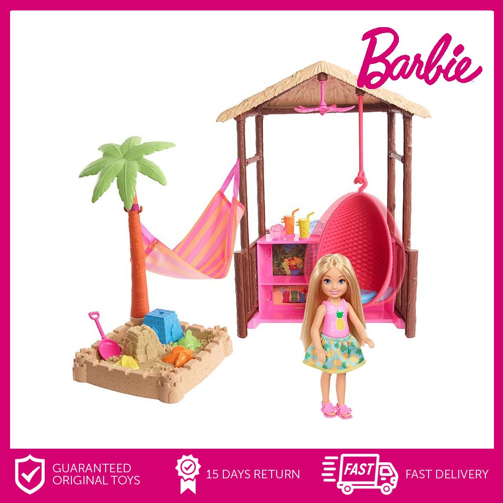 barbie tiki hut playset