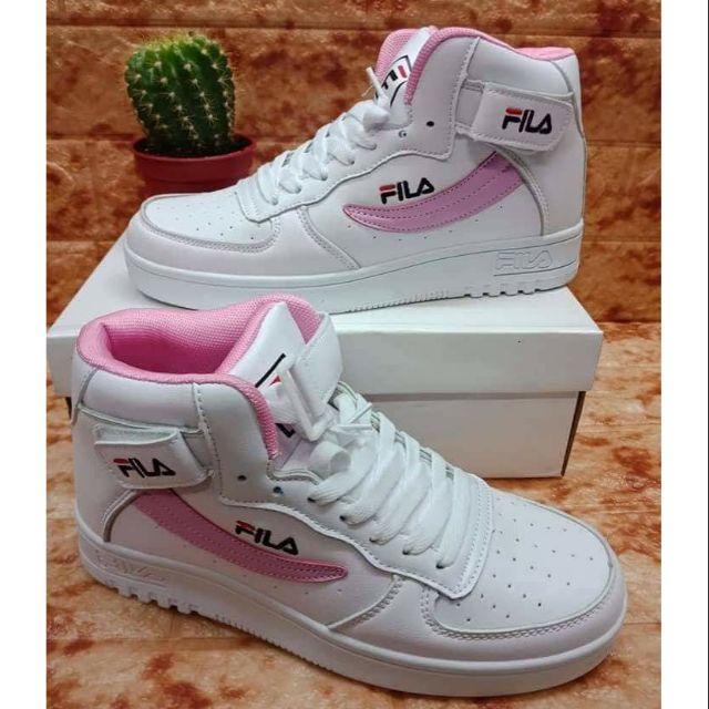 fila pink high tops