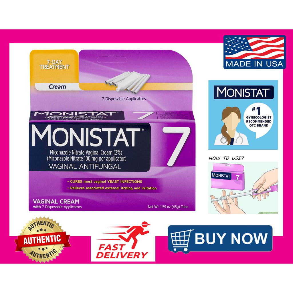 Monistat 7 Day Treatment for Vaginal Yeast Infection, 7