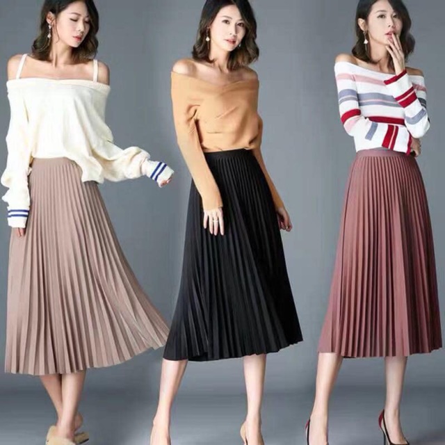 long skirt outfit casual