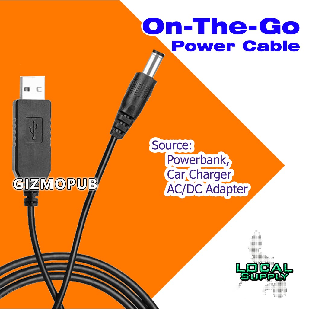 5v 6v 9v 12V Powerbank to Router Modem TV Plus Sewing BP Power Supply