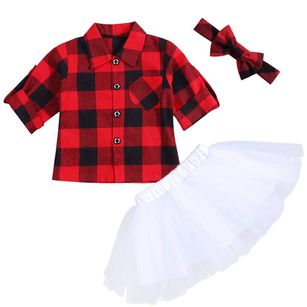 plaid shirt baby girl