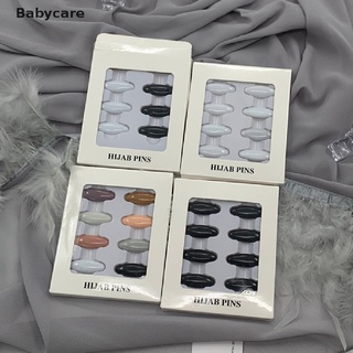 [[Babycare]] Plastic Scarf Accessories Buckle Muslim Hijab Safety Pins Head Scarf Decoration HOT SELL