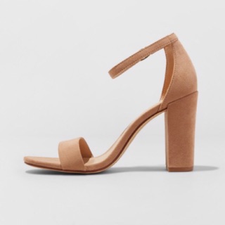 clear block heels 3.5 inch