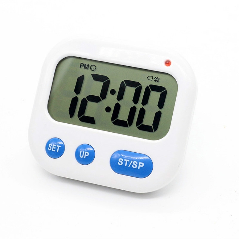 Small Digital Timer Vibration Alarm Clock Student Desk Watch