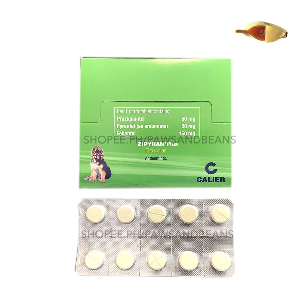 CLEARANCE Calier Zipyran Plus Anthelmintic Dewormer For Dogs SOLD PER