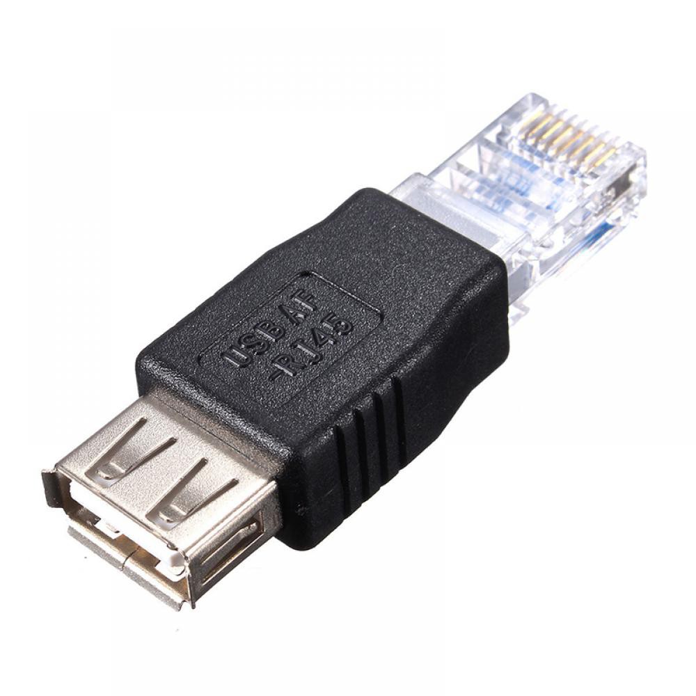 LAN Ethernet Plug Male Female RJ45 Connector USB Adapter ...